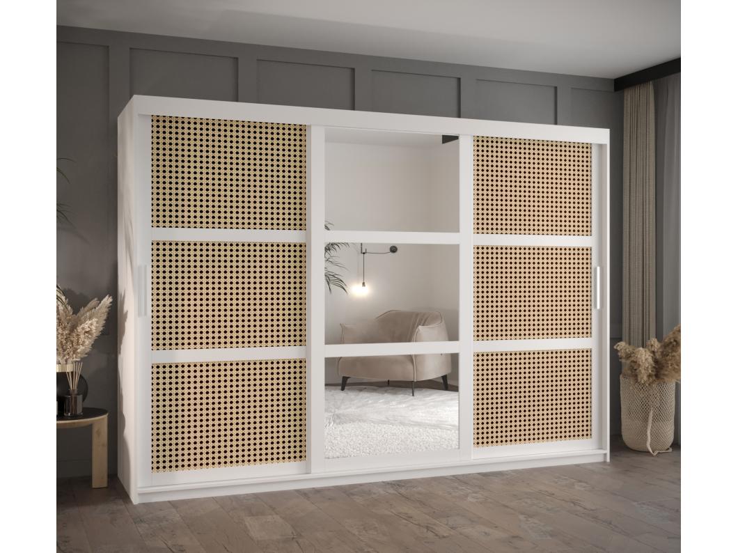 PLECIONKA 2 KLEDINGKAST MET SCHUIFDEUREN 200/250/62 2 deuren (wit)