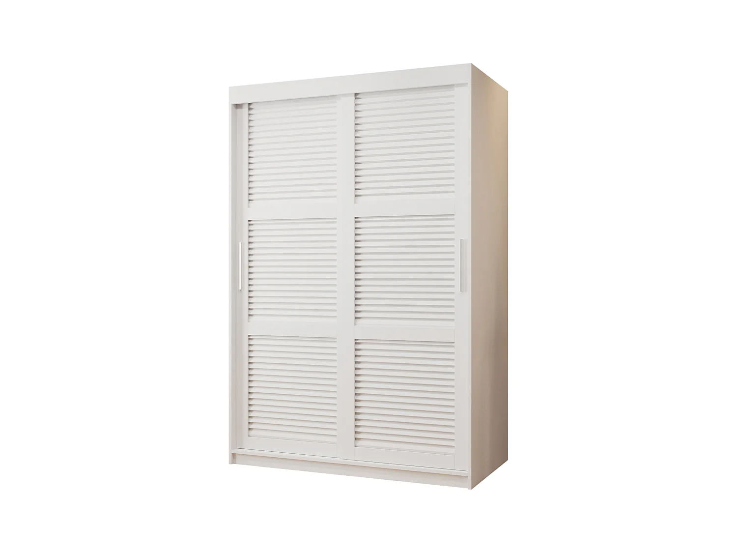 ARMOIRE ZALUZJA À PORTES COULISSANTES 200/120/62 2 Portes (blanc)