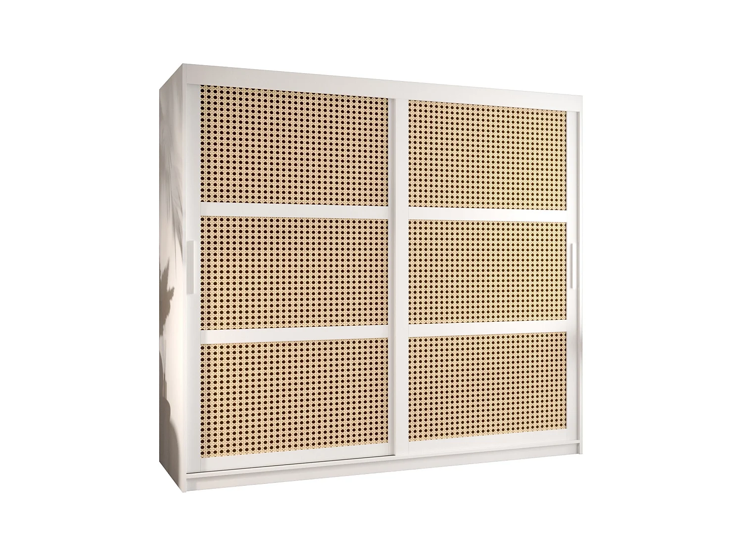 ARMOIRE PLECIONKA À PORTES COULISSANTES 200/200/62 2 Portes (blanc)