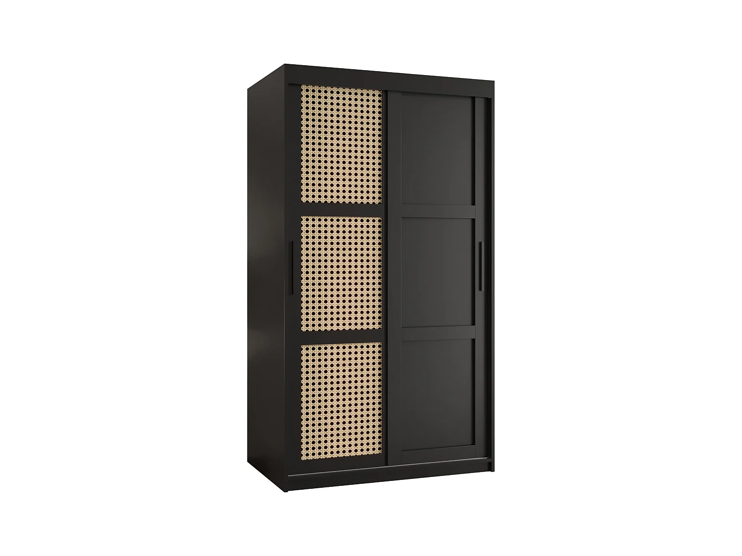 ARMOIRE PLECIONKA 3 À PORTES COULISSANTES 200/100/62 2 Portes (negro)