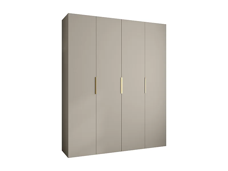 Drehtürenschrank Como 4 245,5/200/50 4-türig (Kaschmir/Gold)