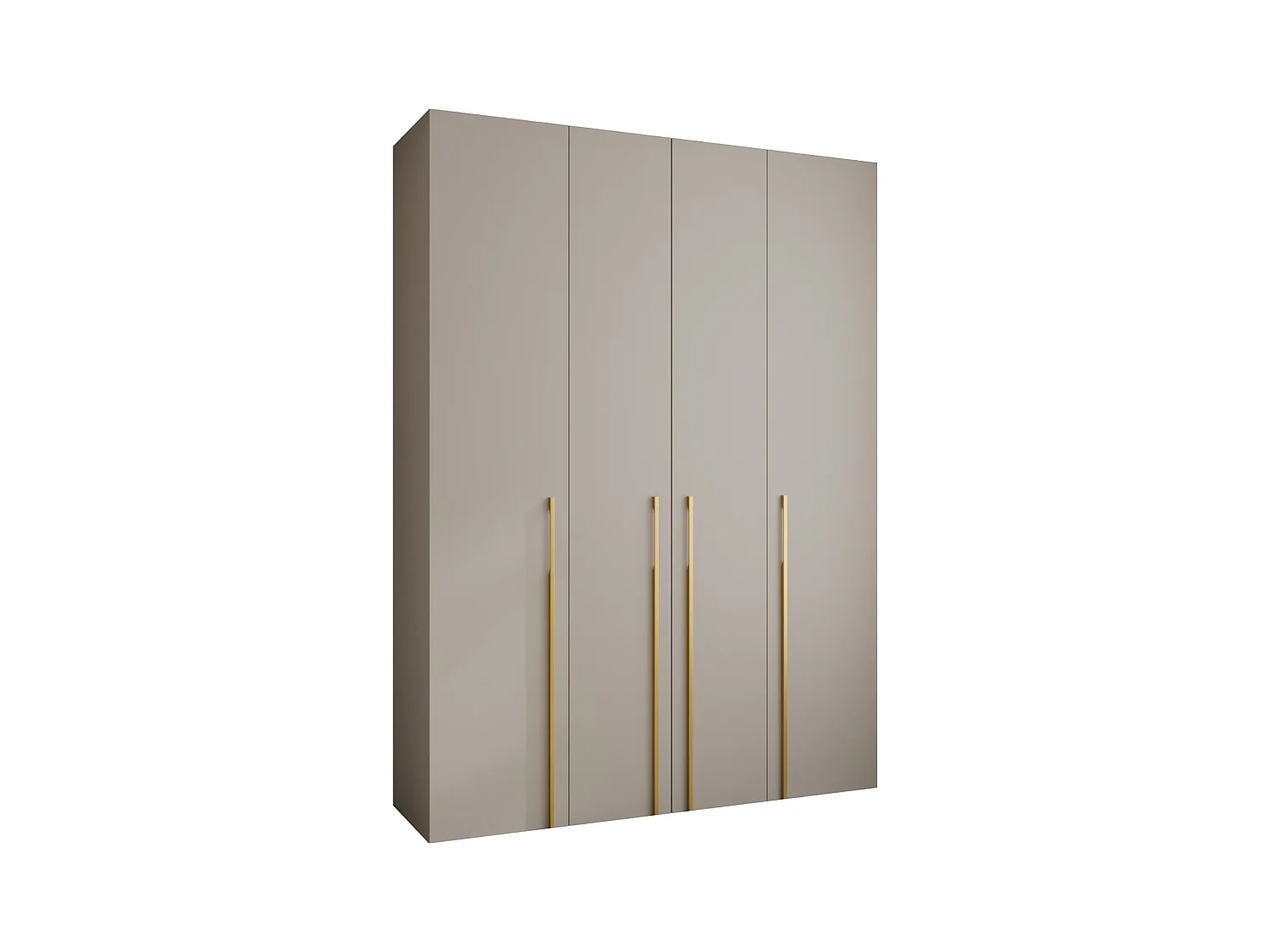 Armoire à portes battantes Como 3 245,5/180/40 4 portes (cachemire/or)