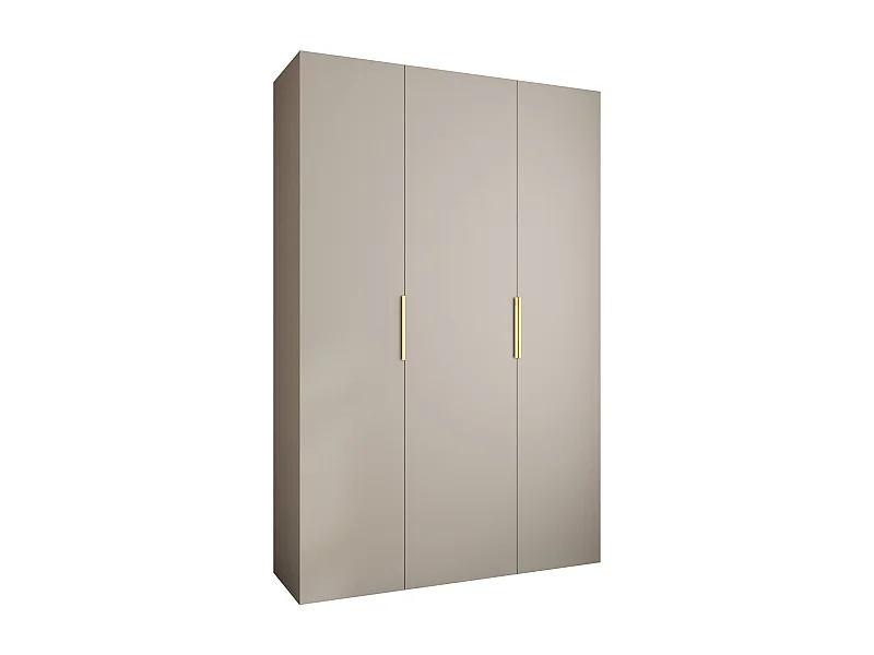 Drehtürenschrank Como 4 245,5/160/40 3-türig (Kaschmir/Gold)