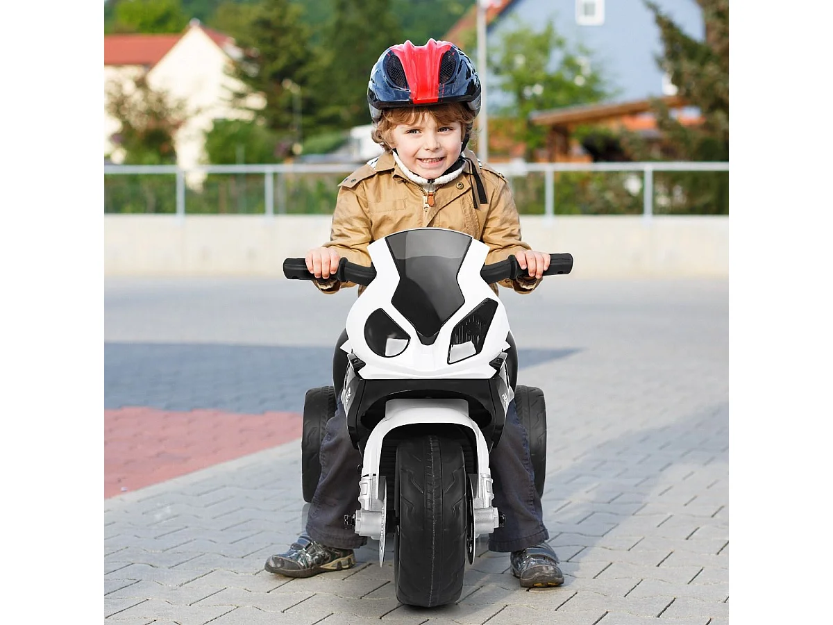 MOTOCYKL ELEKTRYCZNY DLA DZIECI 3-KOŁOWY Z MUZYKĄ