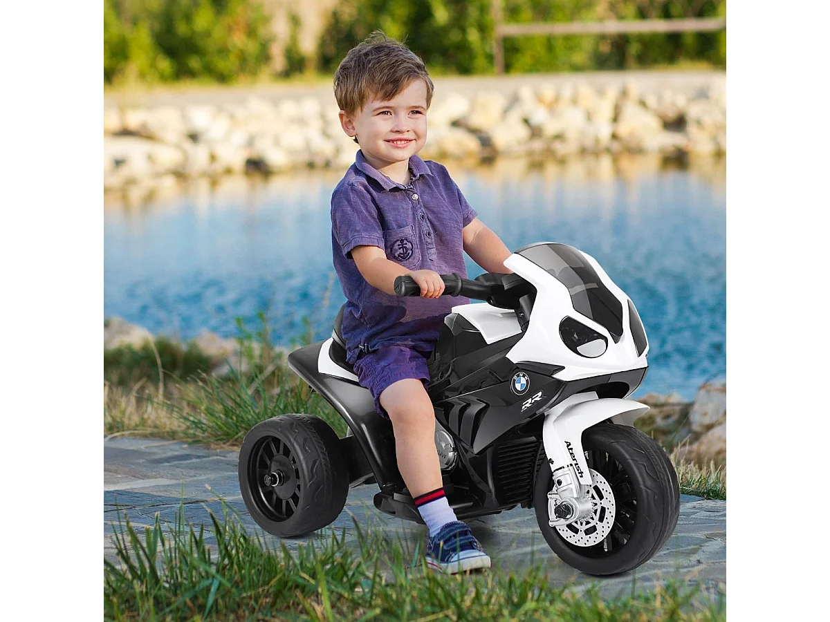 MOTOCYKL ELEKTRYCZNY DLA DZIECI 3-KOŁOWY Z MUZYKĄ