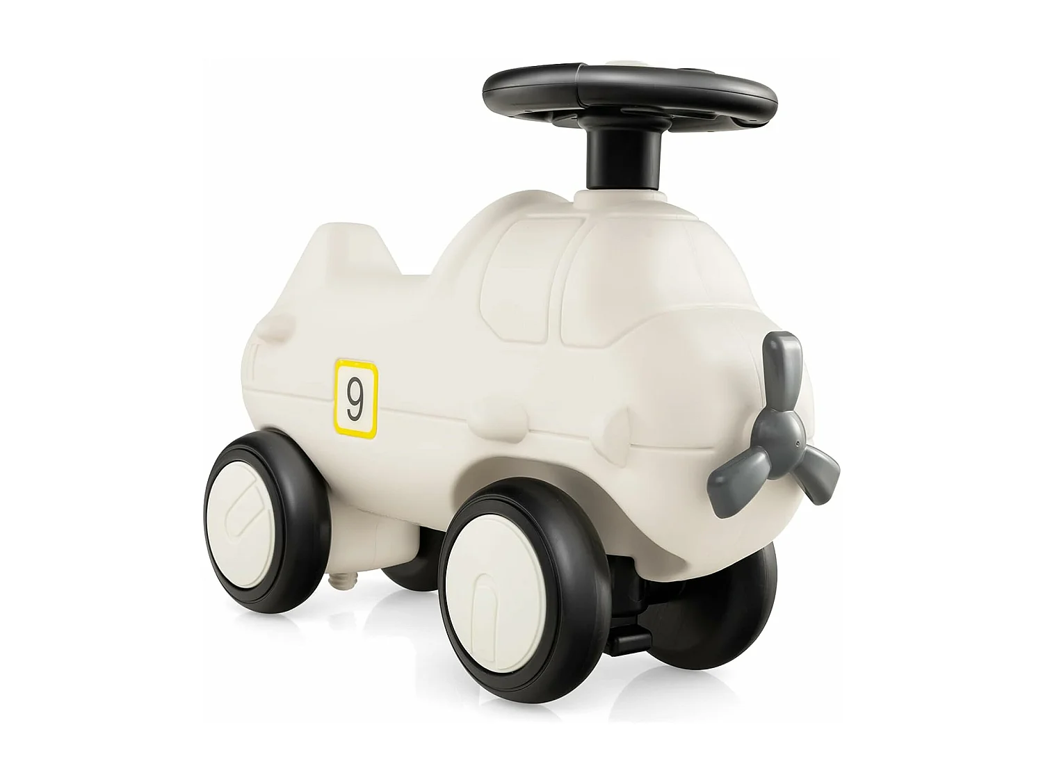 Rutschauto, Rutscherfahrzeug in Flugzeug Optik, Rutscher Auto mit niedlichem Propeller, für Kinder ab 18 Monaten