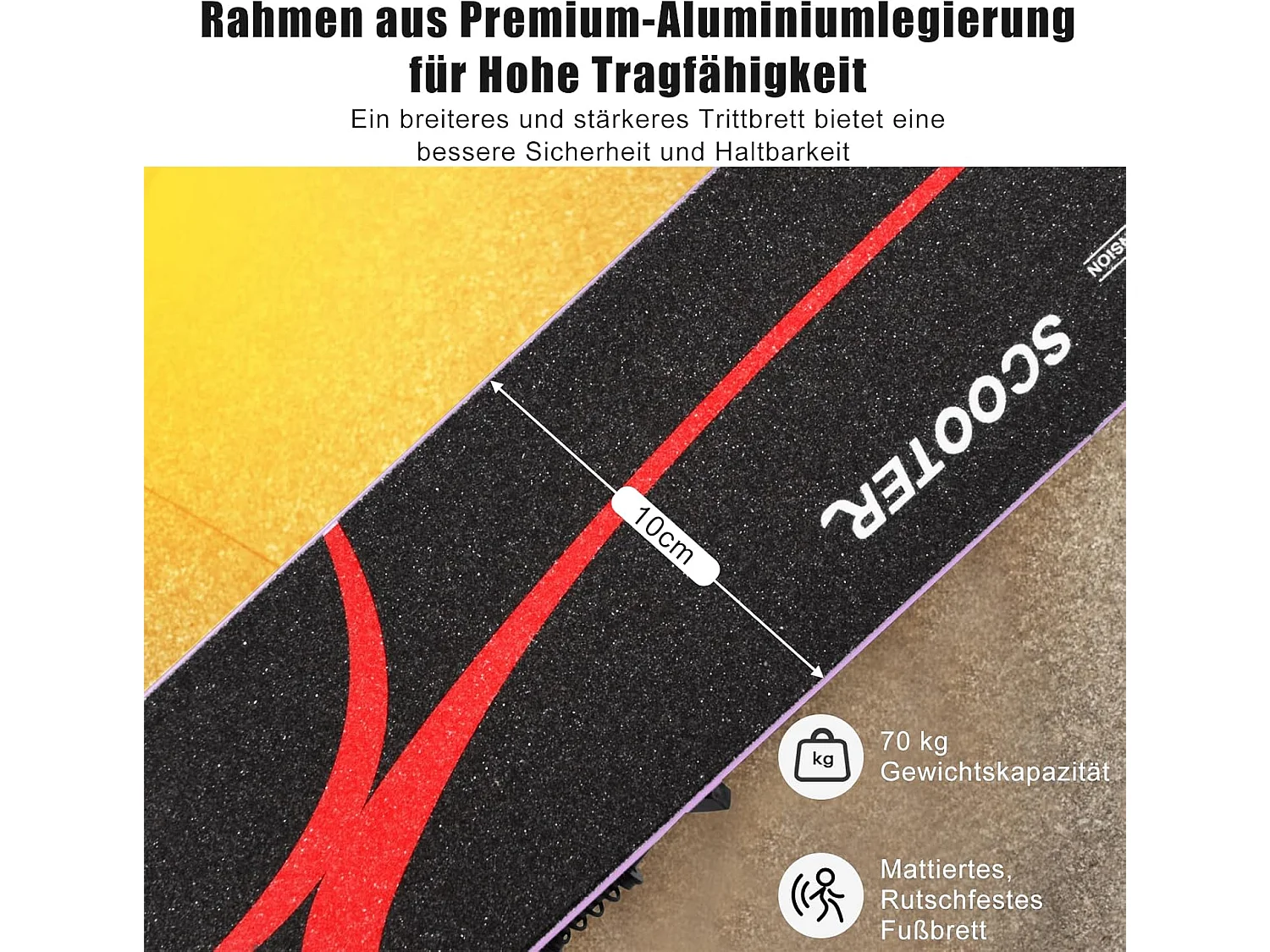 Kinder Roller mit LED Rädern, Kinder Scooter ab 4 Jahre, Cityroller höhenverstellbar, Kinder Kickscooter Tretroller für Junge und Mädchen EB2769