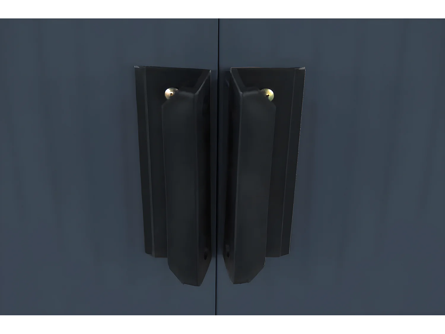 Metall Geraetehaus Gartenhaus Geraeteschuppen Garten Schuppen inkl. Metallfundament 213x130x173cm dunkelgrau