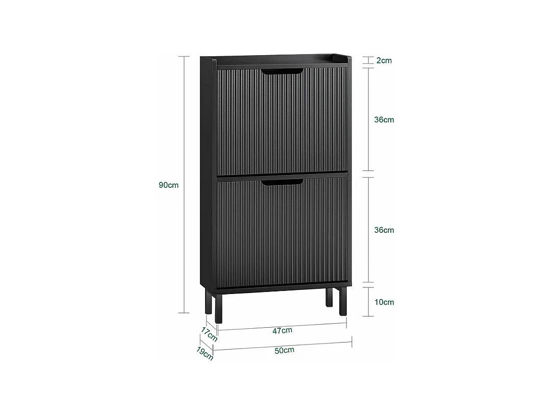 SoBuy Schuhschrank FSR177-SCH