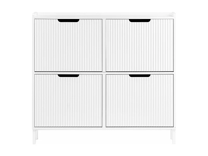 Szafka na buty z 4 klapami FSR177-L-W