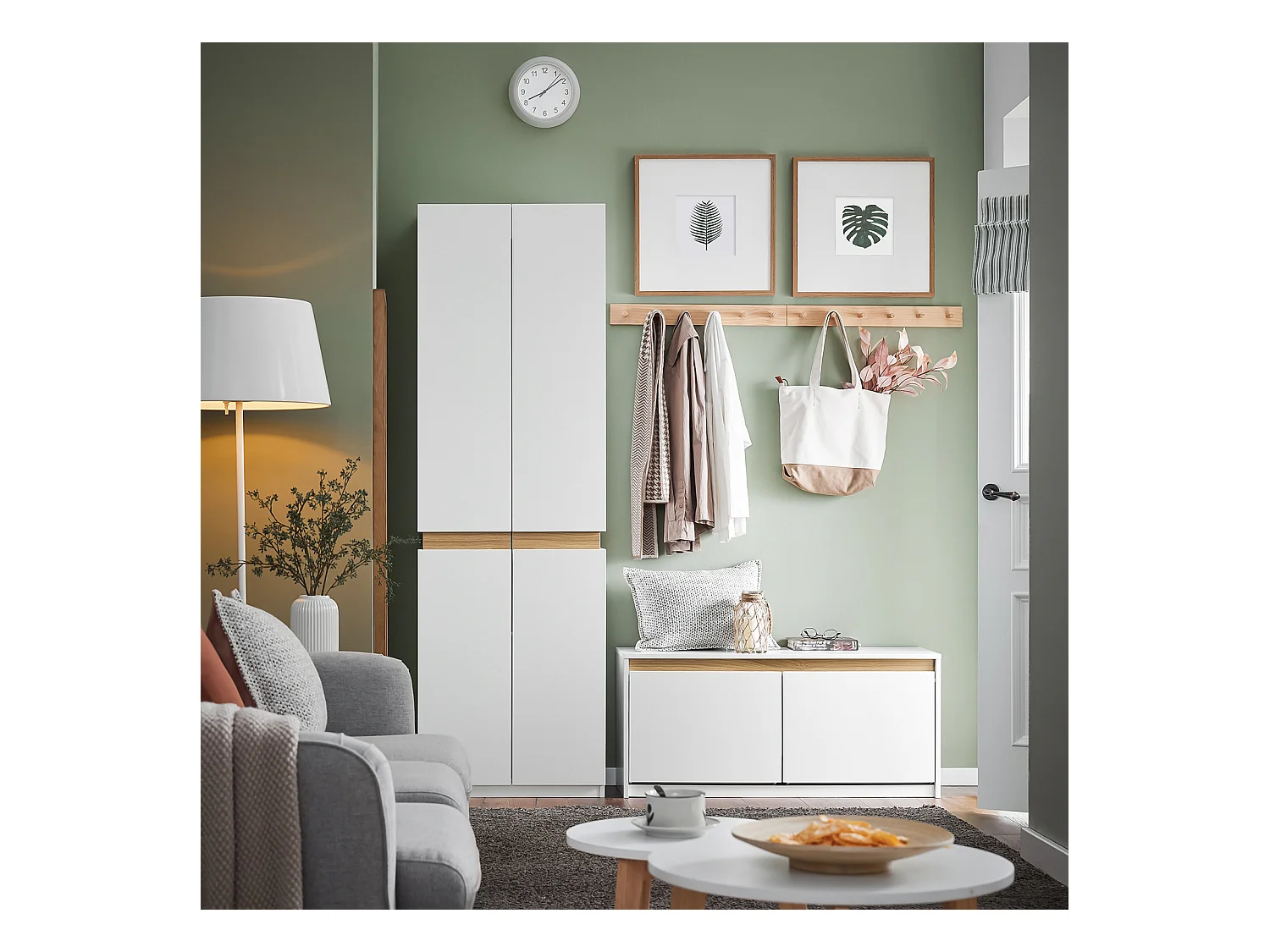 SoBuy FSR171-W Banc de Rangement à Chaussures 2 Abattants, Meuble d'Entrée, Meuble à Chaussures avec Un Compartiment Supérieur, pour Entrée, Salon, Chambre, Blanc