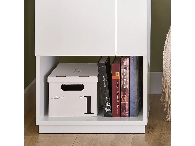 SoBuy FBT136-W Table de Chevet Table de Nuit Bout de Canapé Table d'Appoint Table Téléphone Table de Café Table Basse