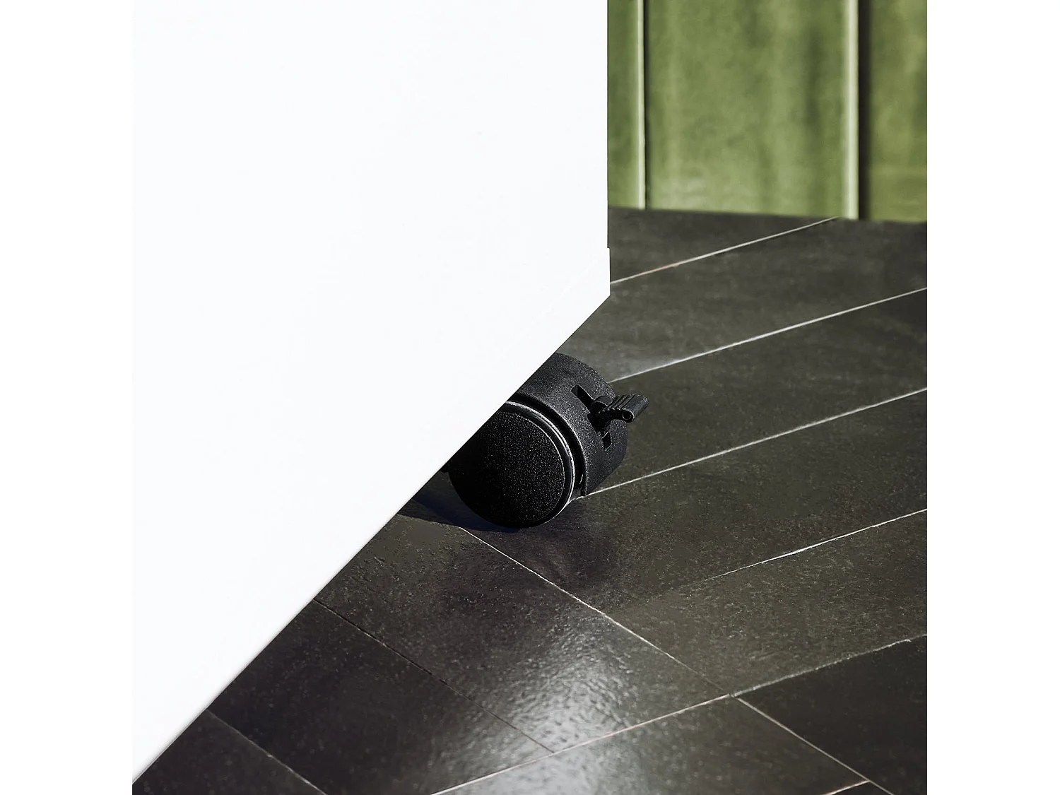 SoBuy BZR54-WN Meuble Étroit, Support Papier Toilette, Armoire Toilettes, avec 1 Plateau Amovible