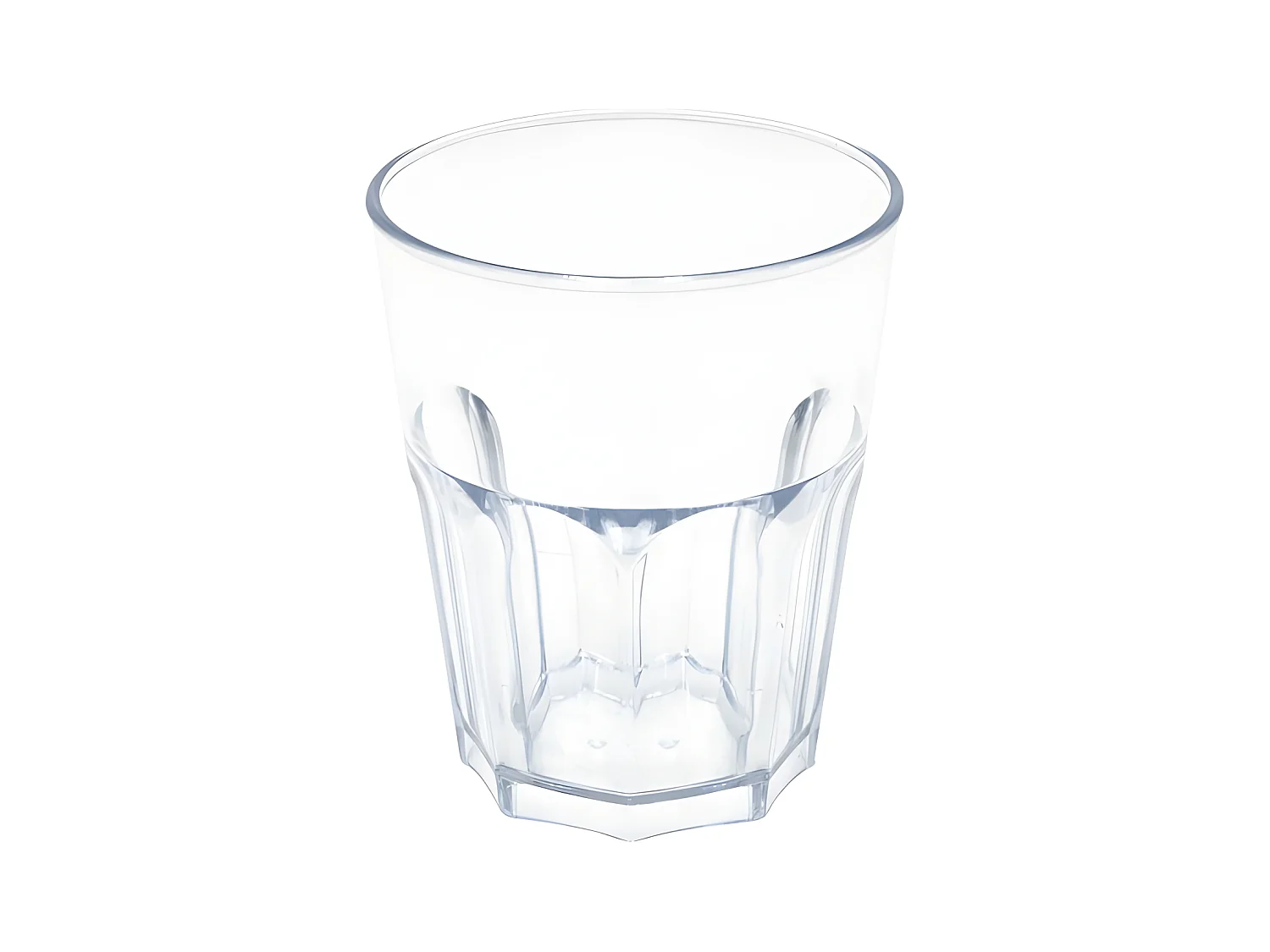 Lot de 8 verres à eau transparents en SAN de 29 cl