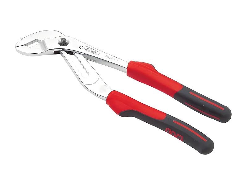 Pince multiprise bi matière à bouton poussoir SAM OUTILLAGE 201 25B