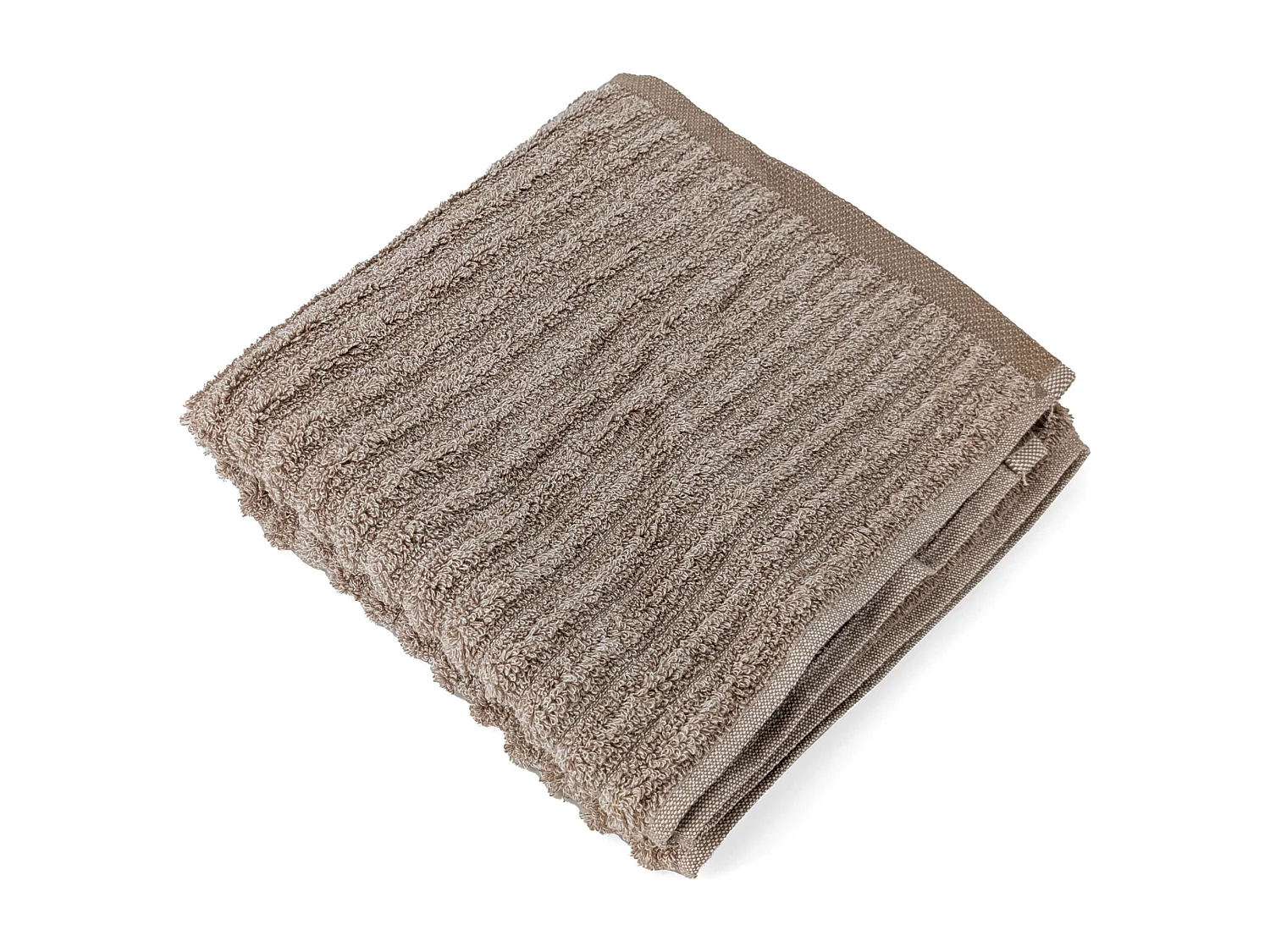 Serviette de toilette uni coton 50x100 cm SPECTRE marron