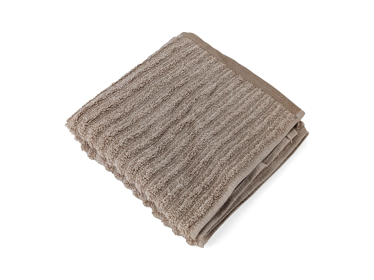 Serviette de toilette uni coton 50x100 cm SPECTRE marron