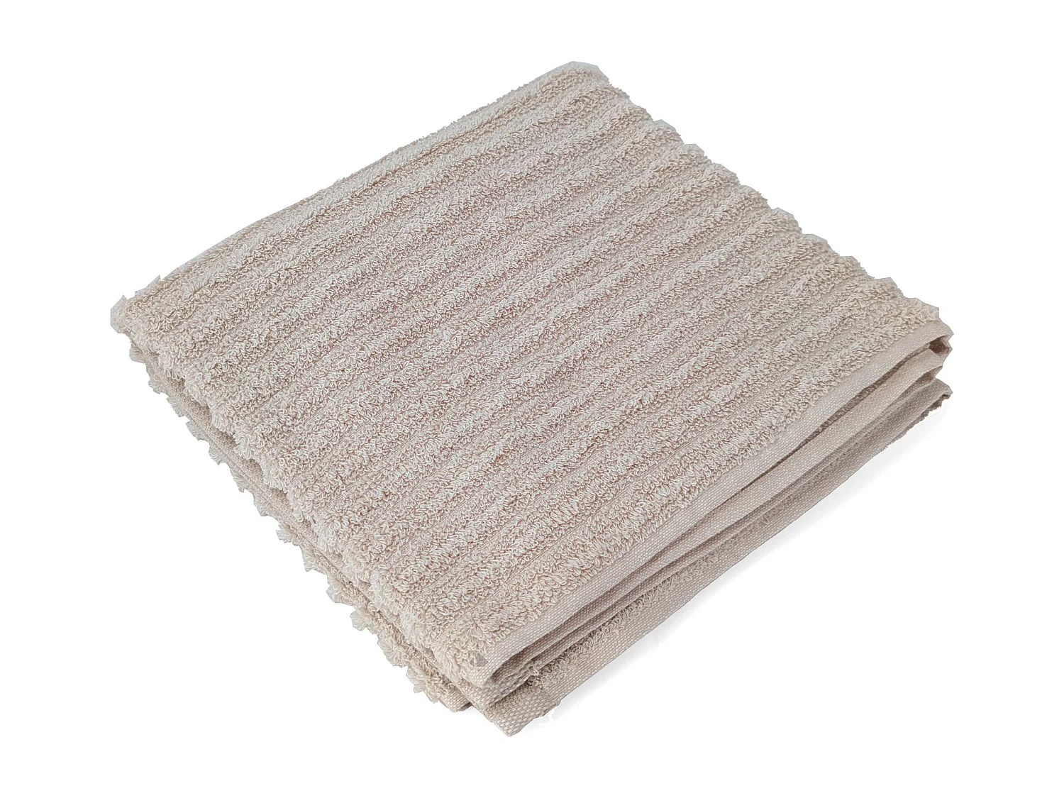 Serviette de toilette uni coton 50x100 cm SPECTRE beige