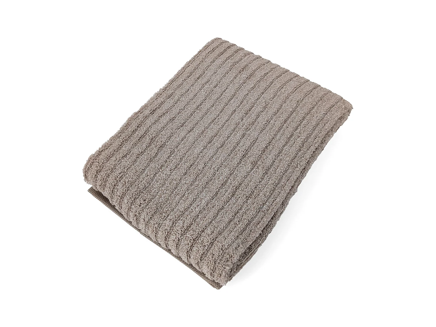 Drap de bain uni coton 100x150 cm SPECTRE marron