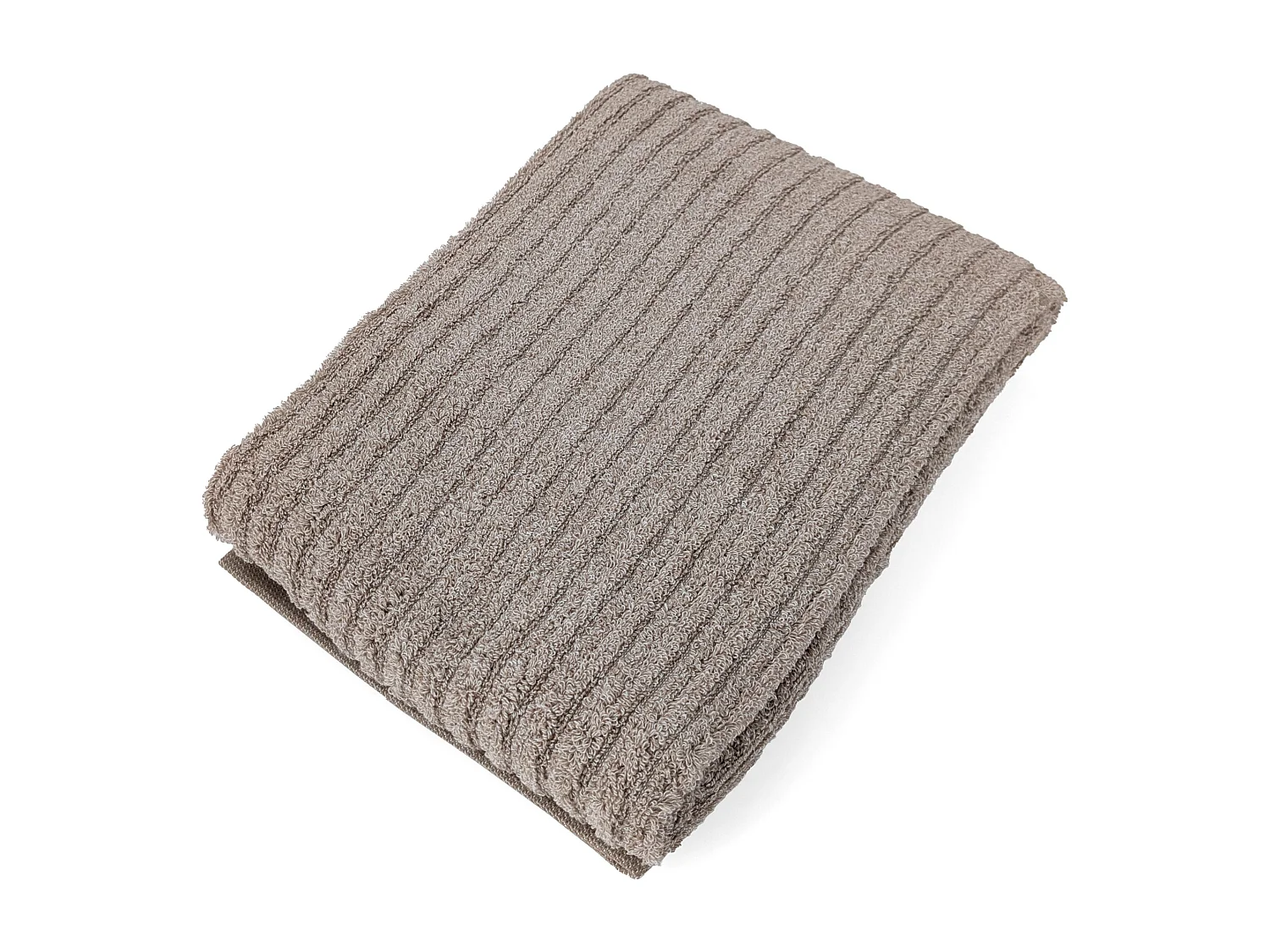 Drap de bain uni coton 100x150 cm SPECTRE marron