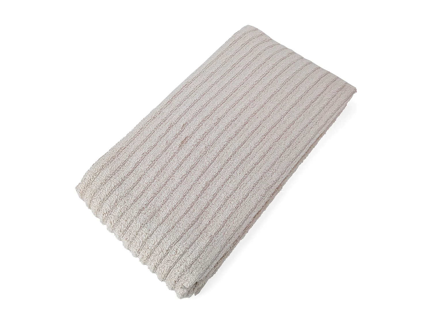 Drap de douche uni coton 70x140 cm SPECTRE beige