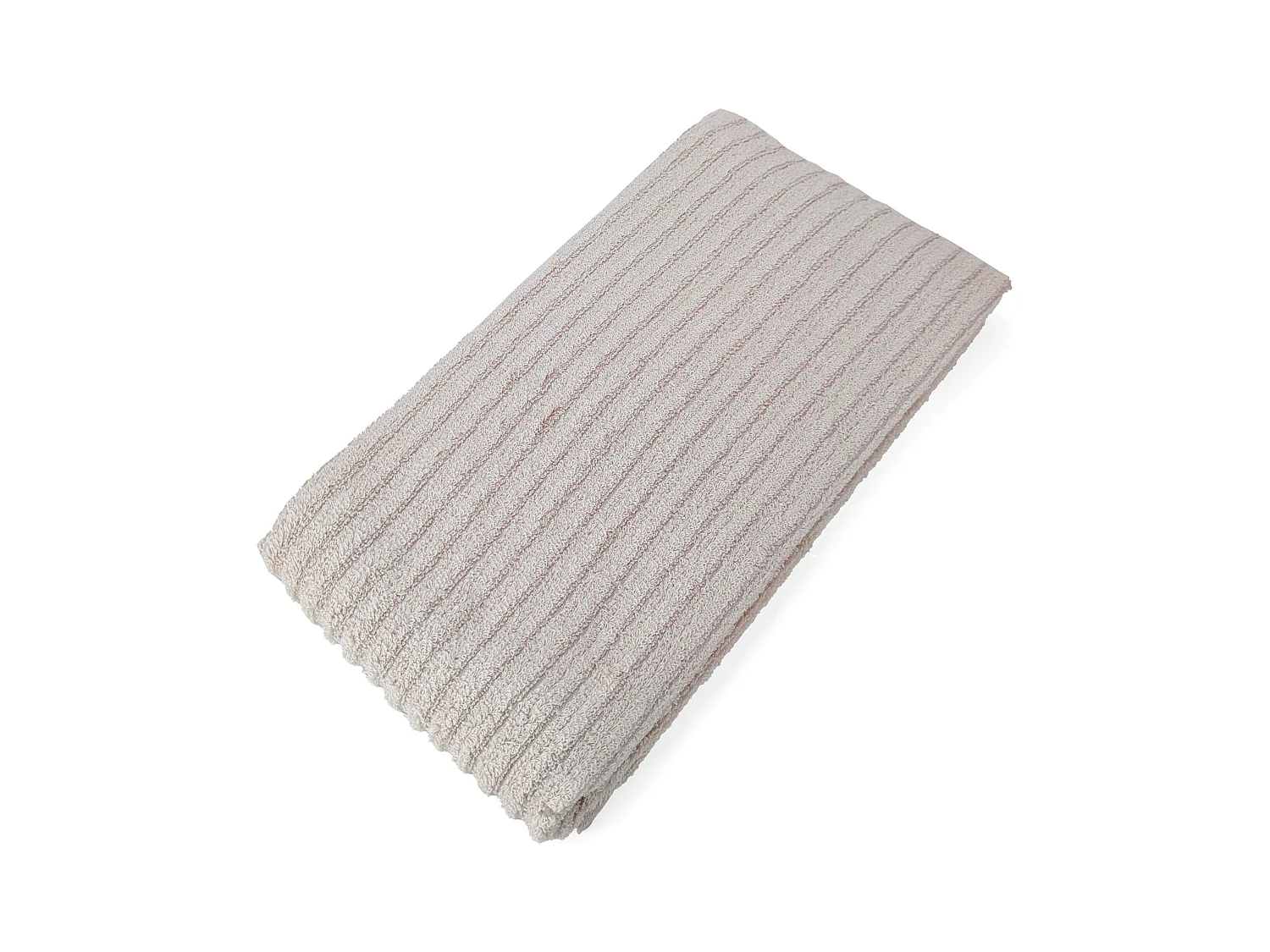 Drap de douche uni coton 70x140 cm SPECTRE beige