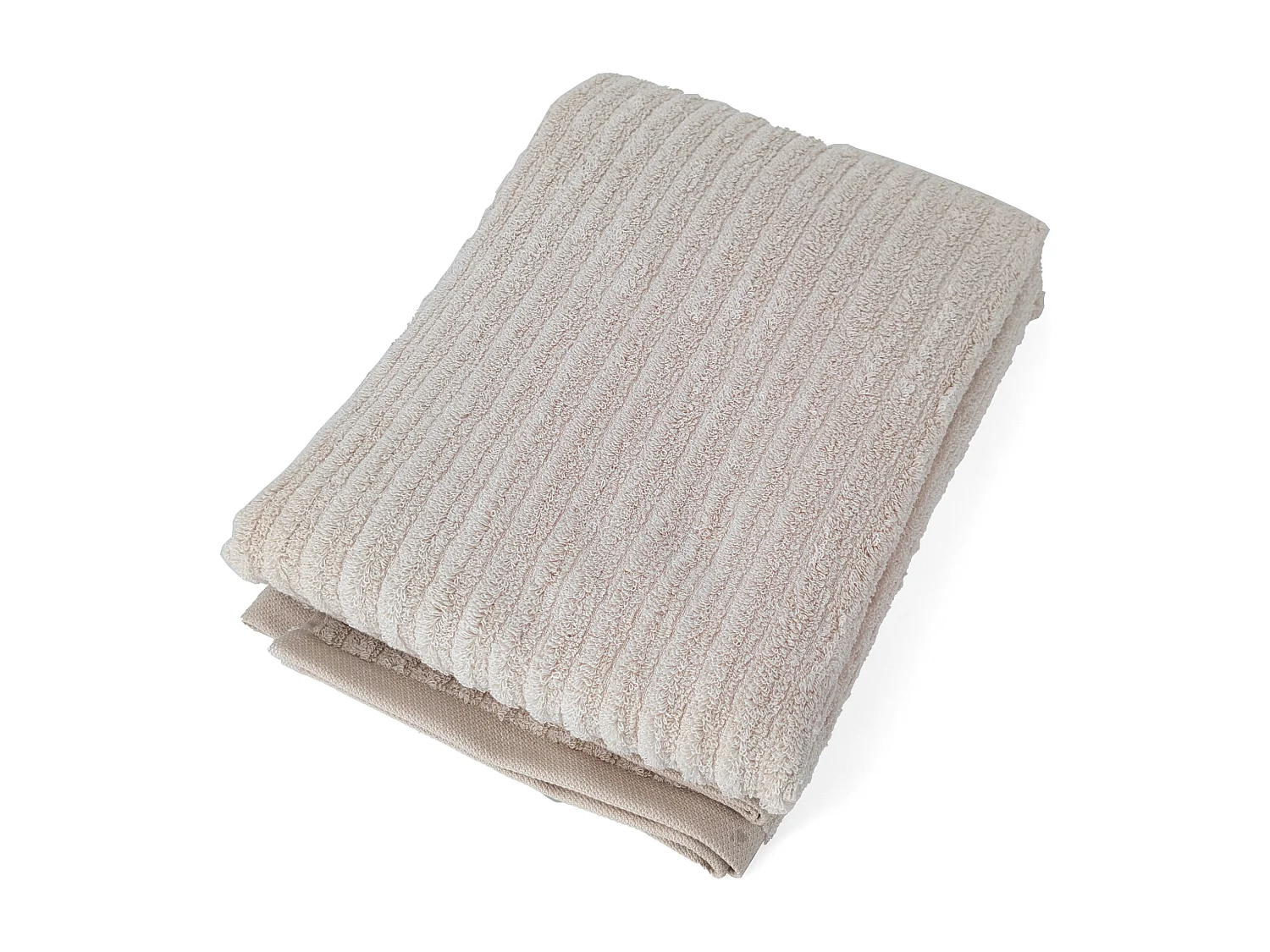 Drap de bain uni coton 100x150 cm SPECTRE beige