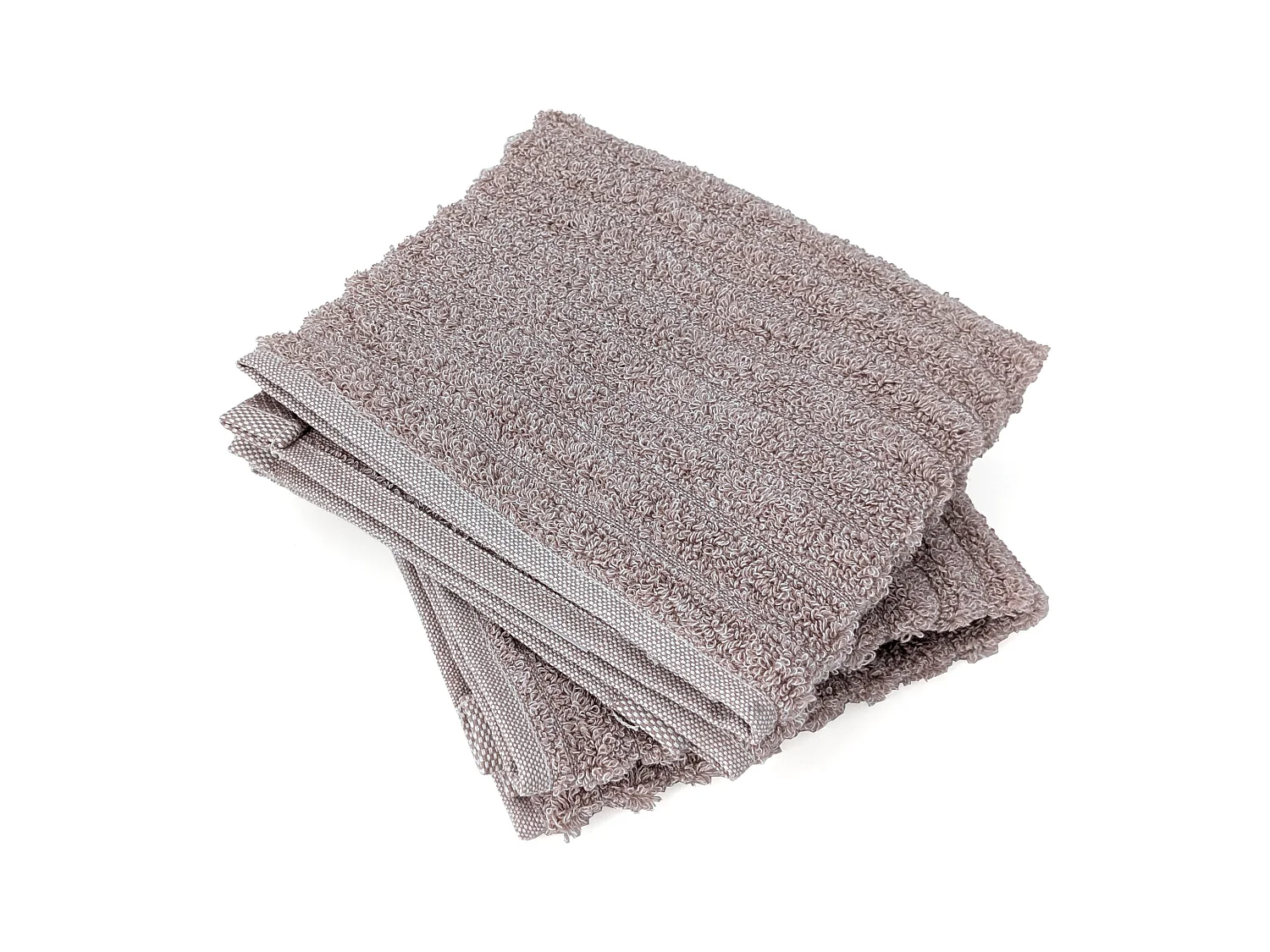 Lot de 2 serviettes invité uni coton 33x50 cm SPECTRE rose