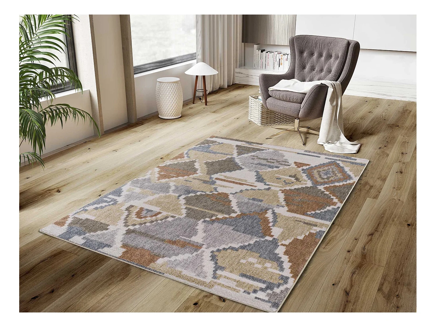 Tapis intérieur - moderne - multicolore - 160 x 230 cm - PICASSO