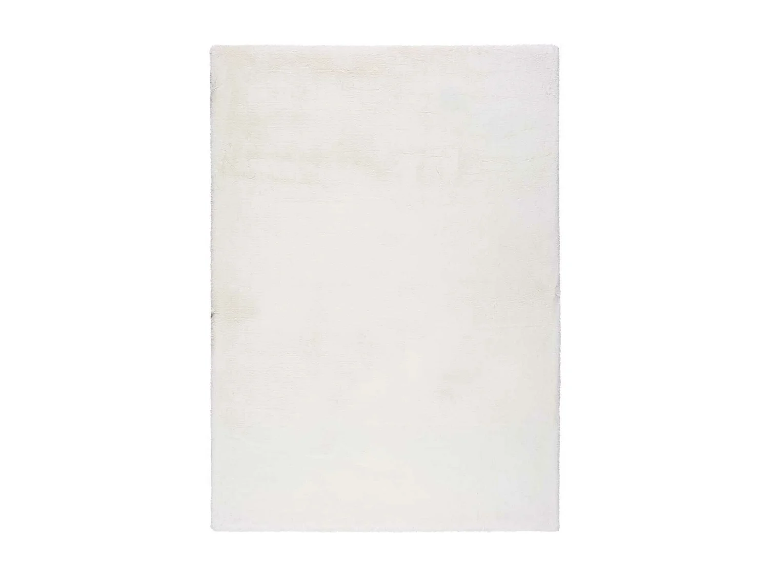 Tapis intérieur - shaggy uni - blanc - 120 x 180 cm - FOX