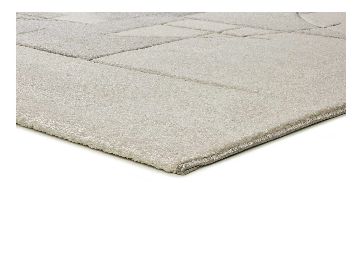 Alfombra interior  - geométrico - crema - 120 x 170 cm - LENA