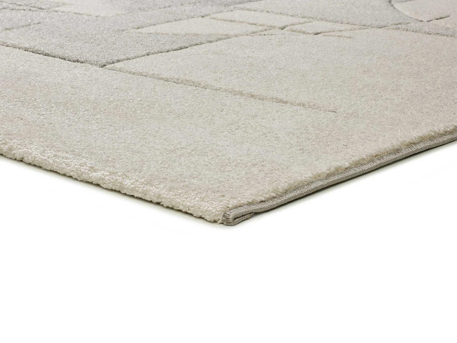 Alfombra interior  - geométrico - crema - 120 x 170 cm - LENA