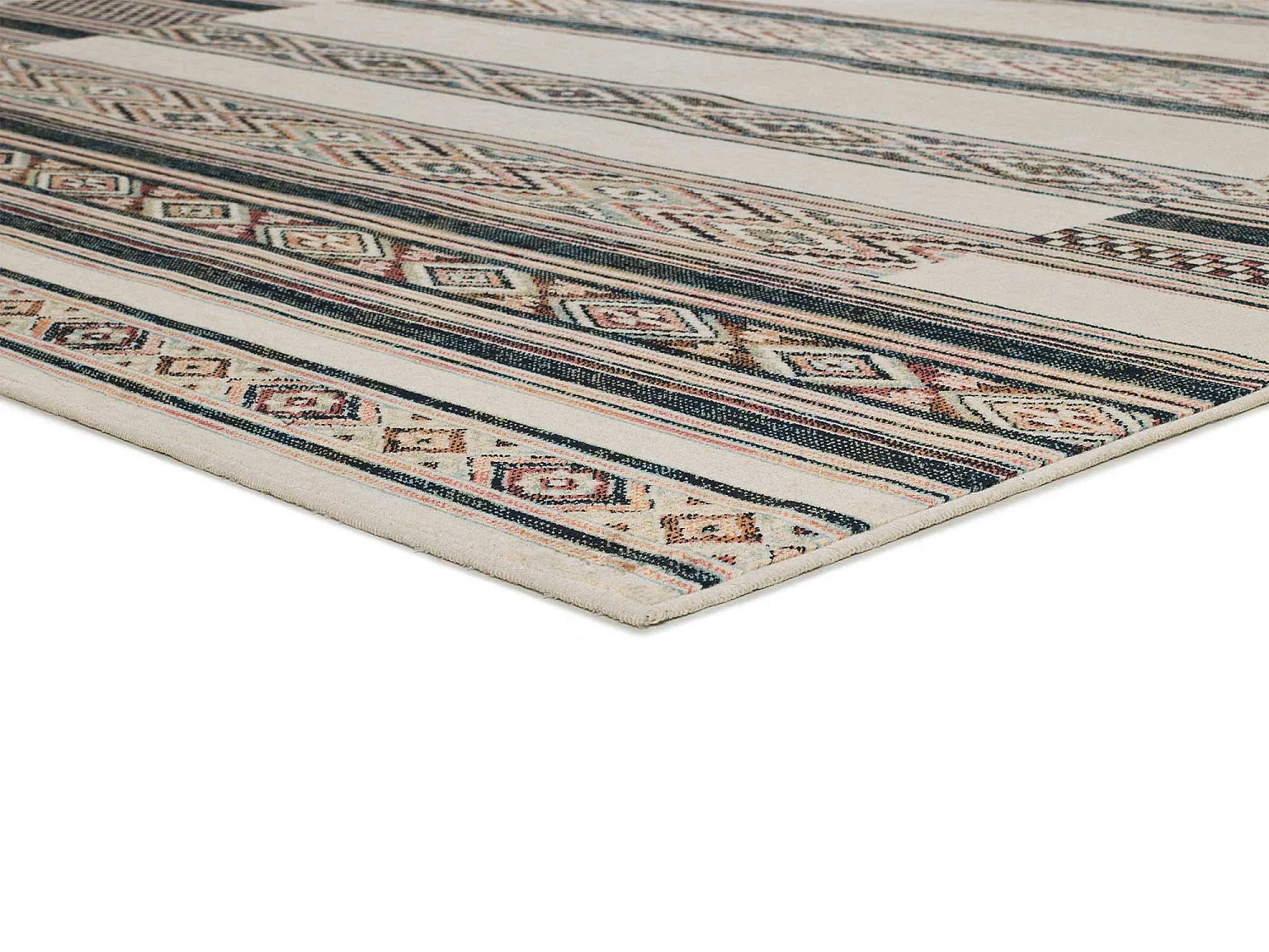 Laagpolig tapijt - etnisch - veelkleurig - 160x230 cm - ANTALIA