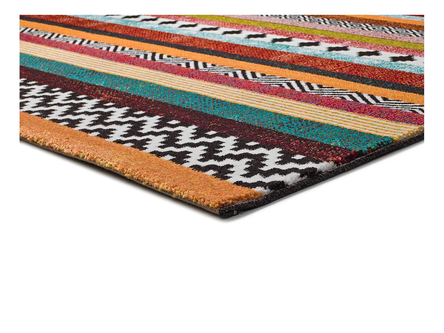 Tapis intérieur - ethnique - multicolore - 120 x 170 cm - MOAR