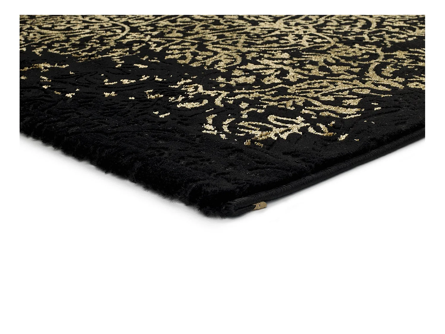 Alfombra interior  - abstracto - negro - 140 x 200 cm - GOLD
