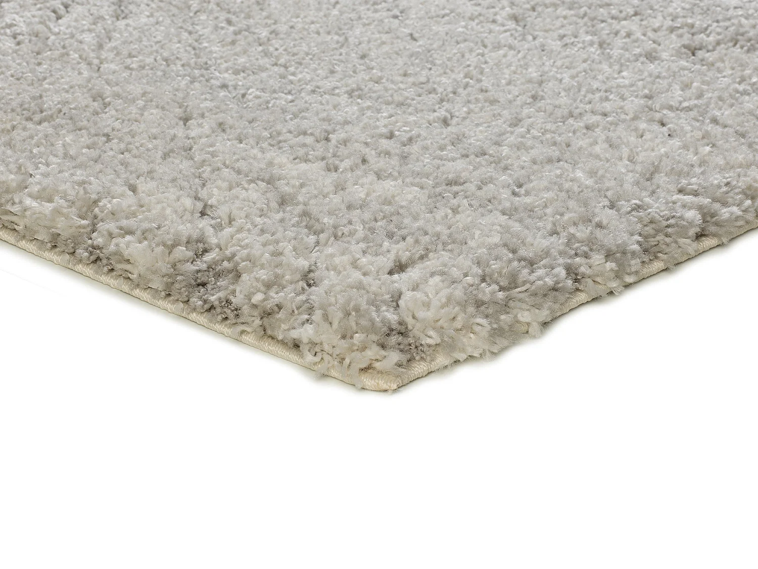 Hochflorteppich - shaggy - silber - 200x290 cm - ATESA