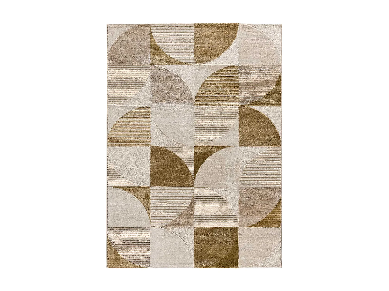 Kurzflorteppiche - geometrisch - mehrfarbig - 80x150 cm - MELFI