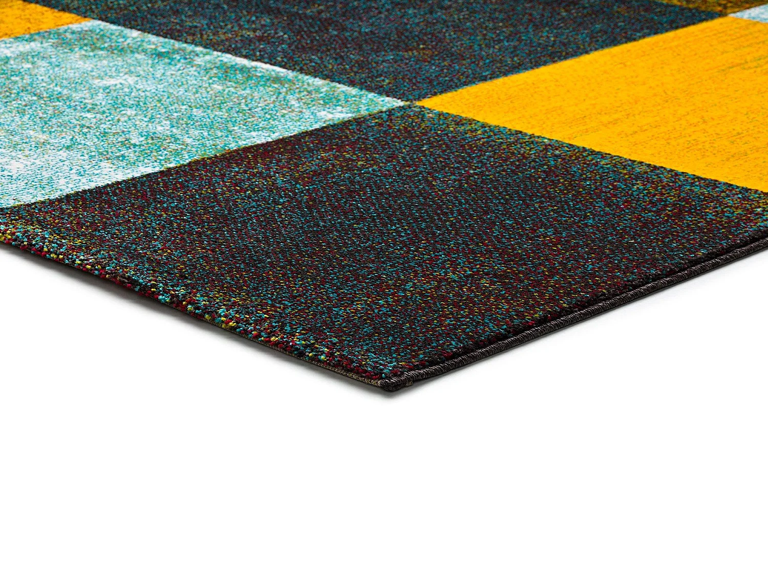 Tapis intérieur - géométrique - multicolore - 60 x 120 cm - MOAR