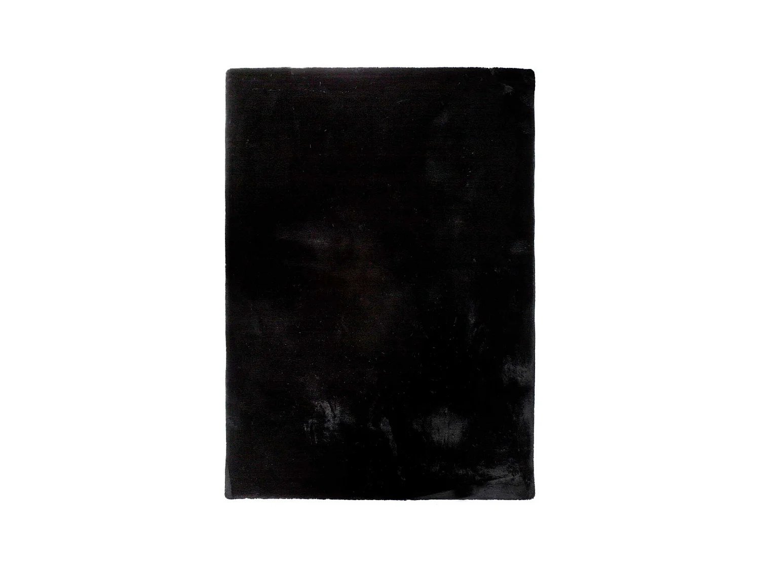 Tapis intérieur - shaggy uni - noir - 160 x 230 cm - FOX