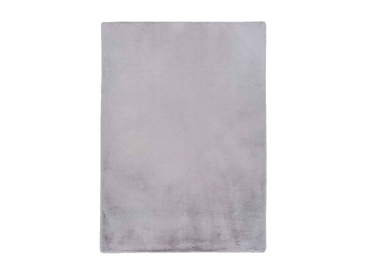 Hochflorteppich - einfarbig shaggy - silber - 160x230 cm - FOX