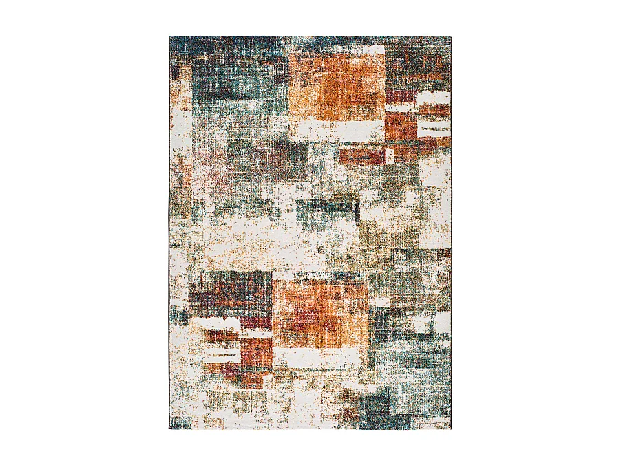 Tapis intérieur - abstrait - multicolore - 140 x 200 cm - PANDORA