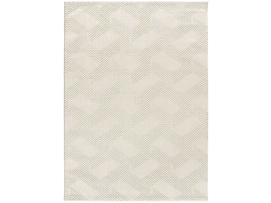 Tapis intérieur - géométrique - crème - 160 x 230 cm - SIGN