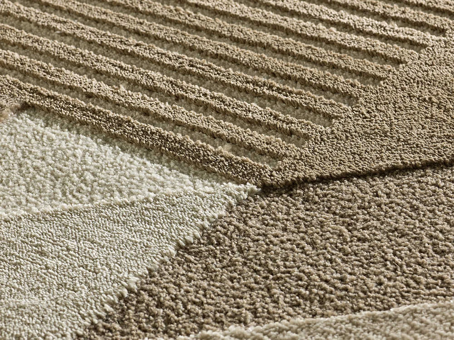 Tapis intérieur - géométrique - multicolore - 140 x 200 cm - MELFI