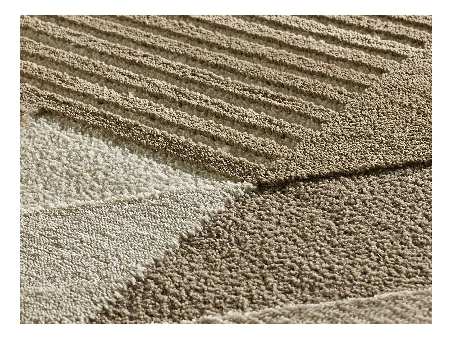 Tapis intérieur - géométrique - multicolore - 140 x 200 cm - MELFI