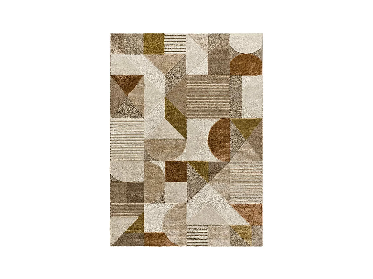 Tapis intérieur - géométrique - multicolore - 140 x 200 cm - MELFI