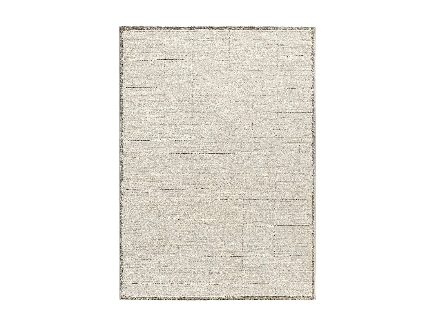 Tapis intérieur - scandinave - crème - 80 x 150 cm - CANDELA