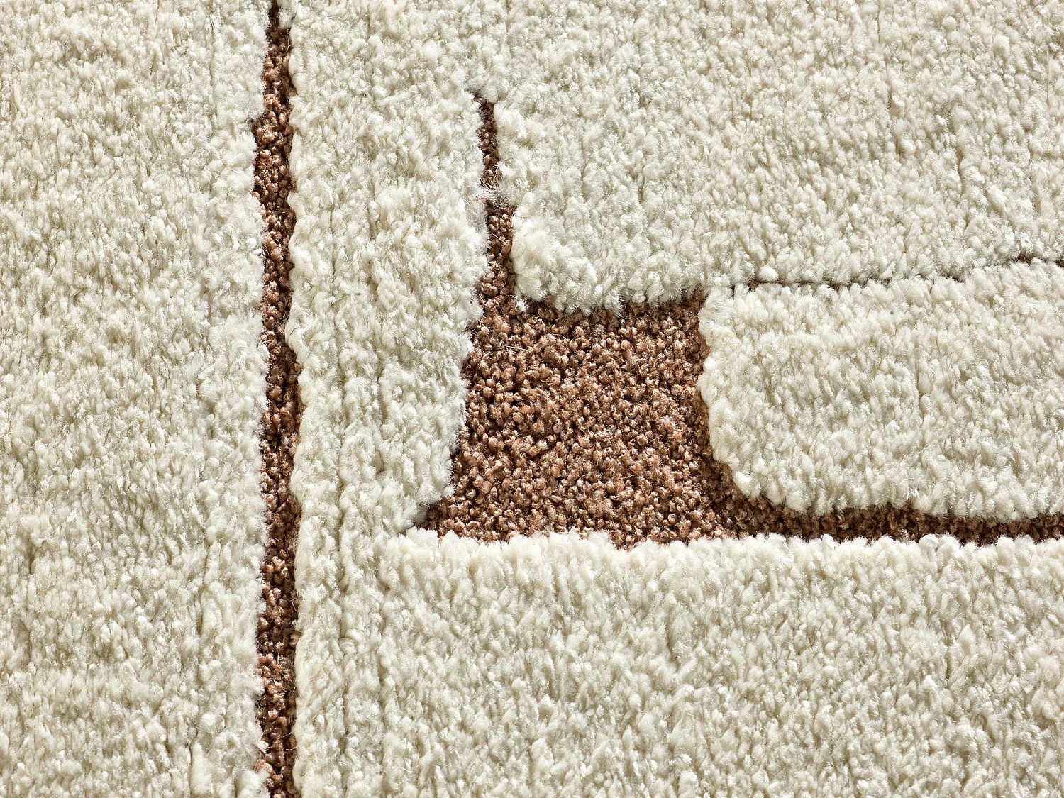 Alfombra interior  - escandinavo - crema - 80 x 150 cm - CANDELA