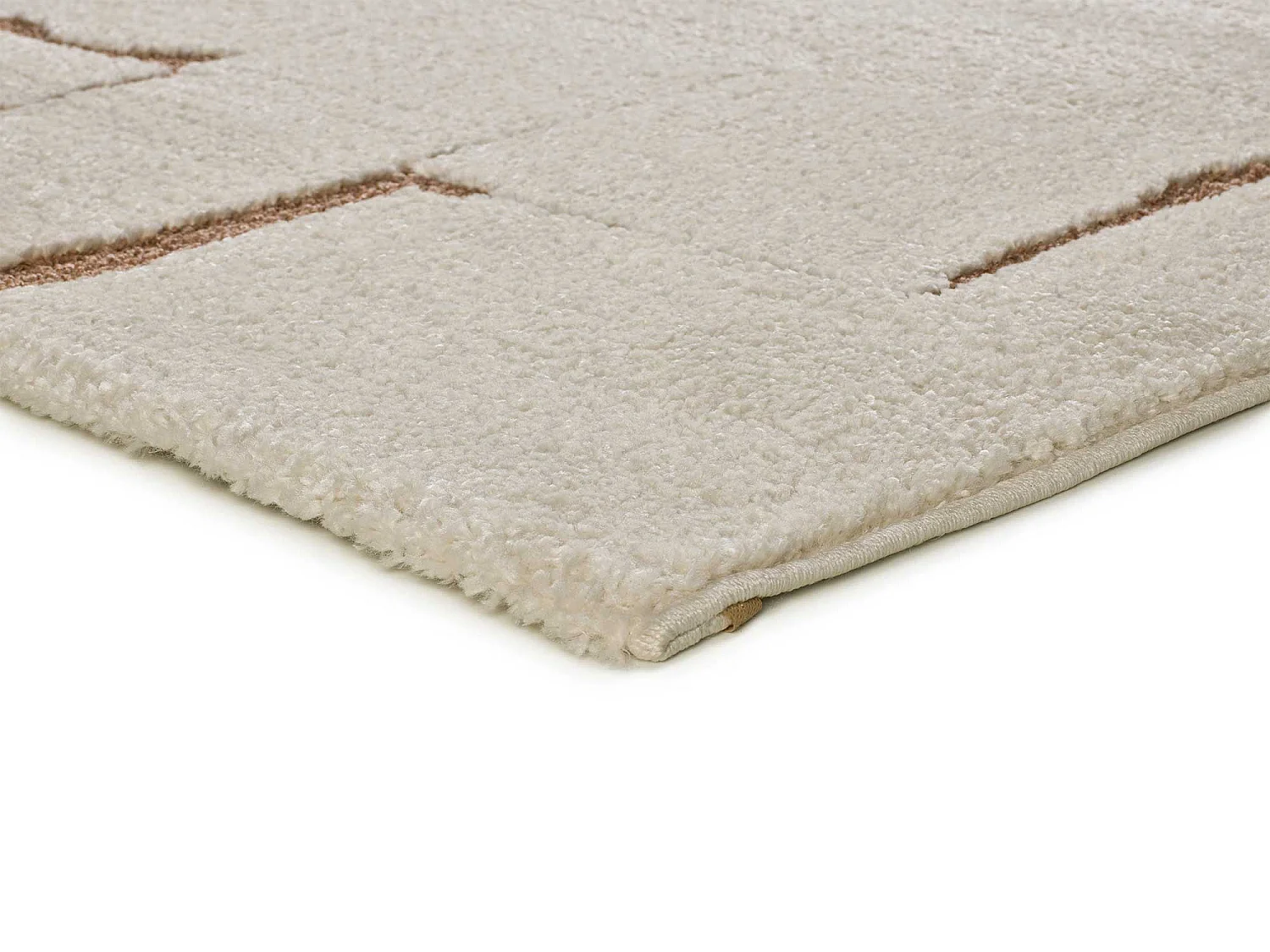 Alfombra interior  - escandinavo - crema - 80 x 150 cm - CANDELA