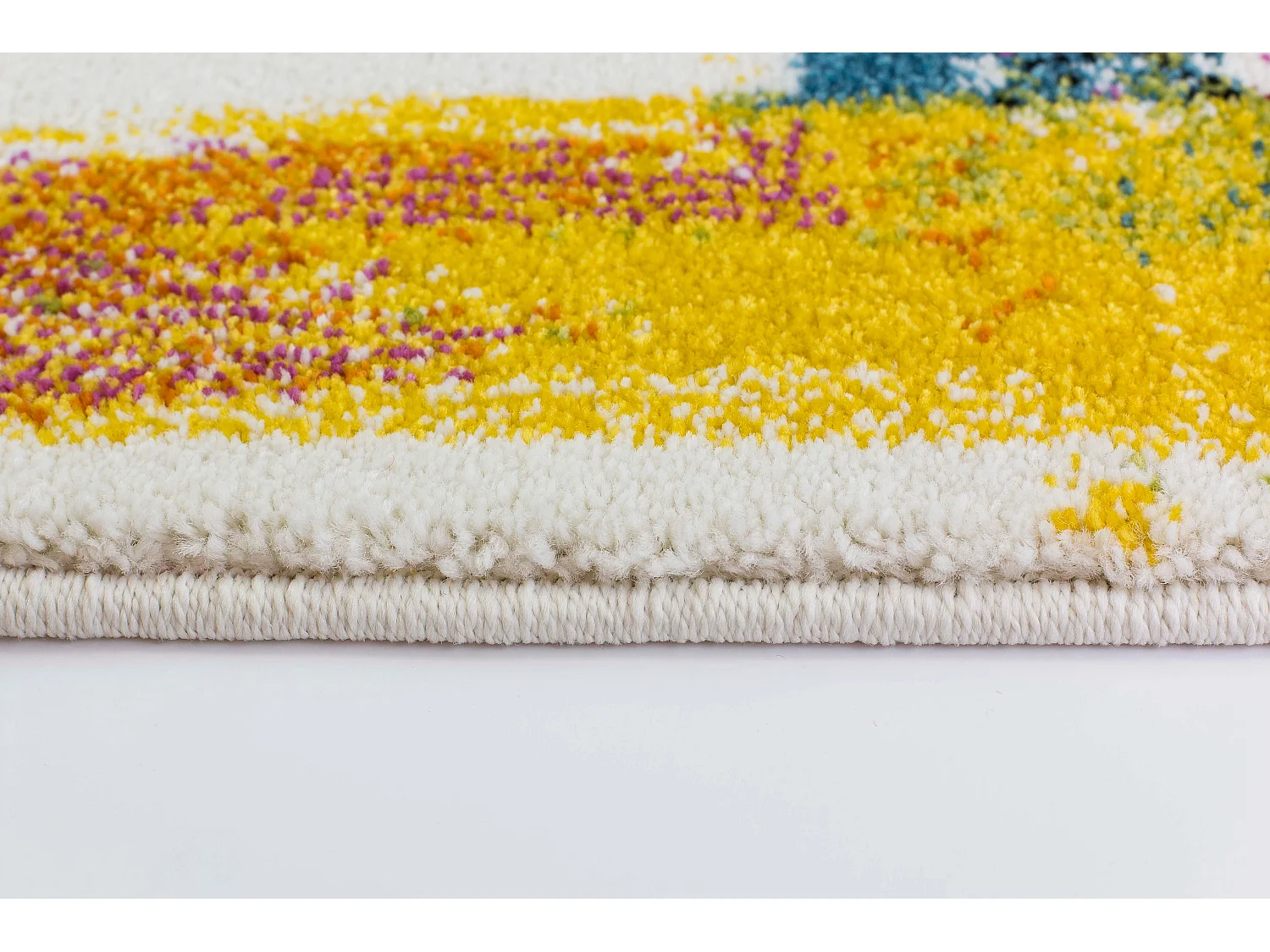 Tapis intérieur - abstrait - multicolore - 140 x 200 cm - BELIS