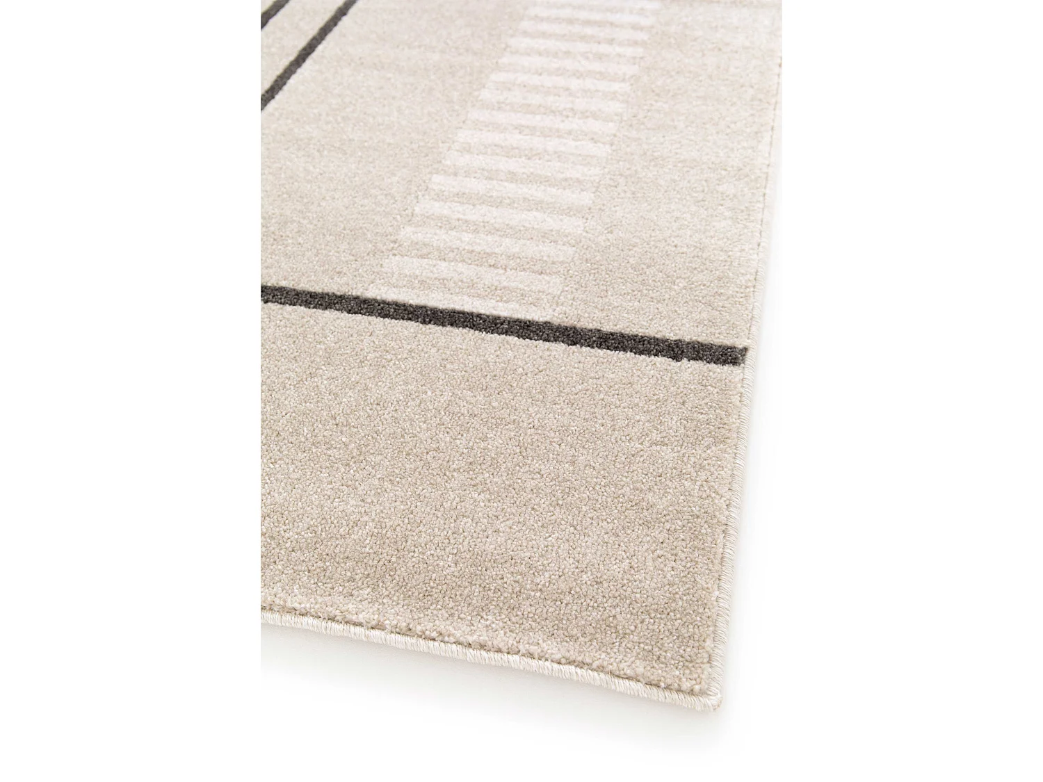 Alfombra interior  - geométrico - beige - 120 x 170 cm - DOMUS